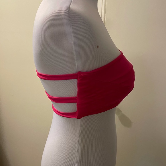 Mikoh Cape Town banded bandeau in sea berry - Picture 9 of 12